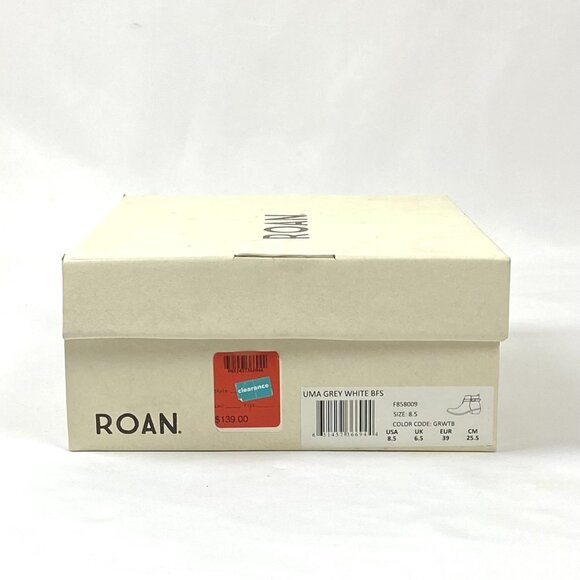 Roan Uma Hand Finished Full Grain Leather Belted Cowboy Heel Booties. 8.5 - Picture 9 of 12